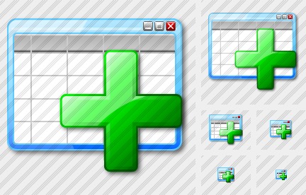 Иконка Таблица Добавить