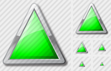 Triangle Green Symbol