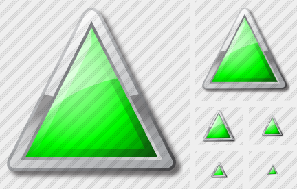 Icône Triangle Green