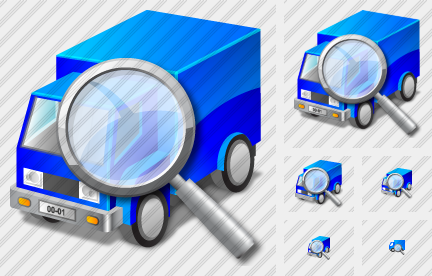 Truck Search Icon