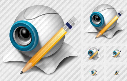 Webcamera Edit Icon Webcamera Edit Icon