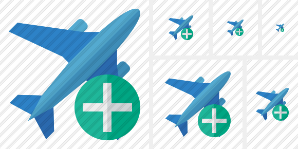 Airplane 2 Add Icon Airplane 2 Add Icon
