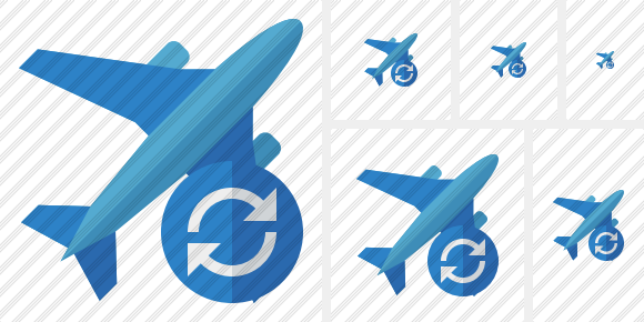 Airplane 2 Refresh Symbol