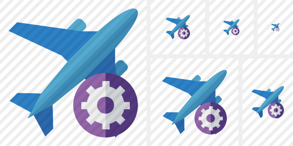 Airplane 2 Settings Icon Airplane 2 Settings Icon
