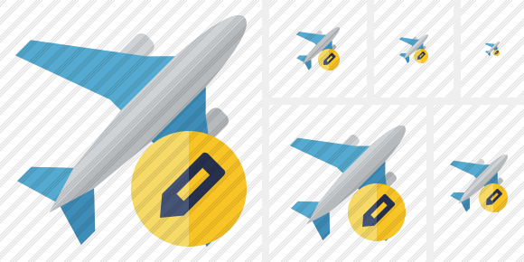 Airplane Edit Symbol