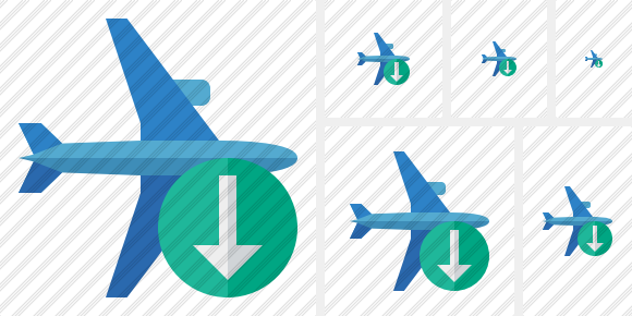 Icono Airplane Horizontal 2 Download