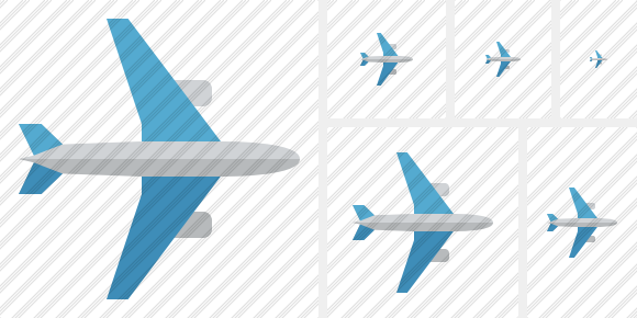 Airplane Horizontal Icon Airplane Horizontal Icon