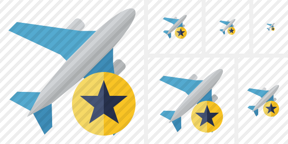 Icono Airplane Star