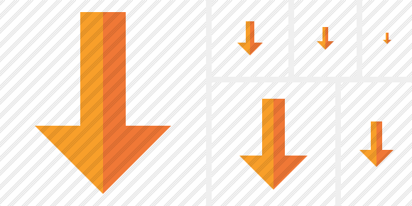 Arrow Down Yellow Icon Arrow Down Yellow Icon