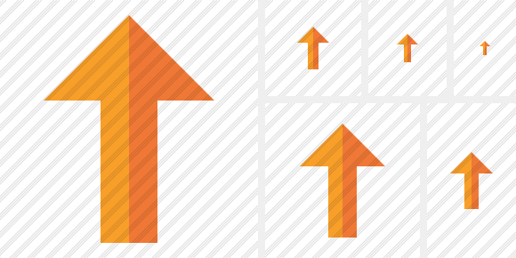 Arrow Up Yellow Icon Arrow Up Yellow Icon