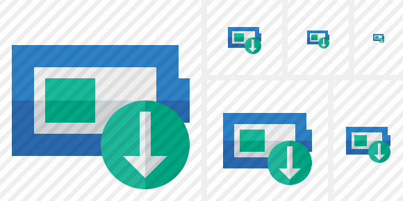 Battery Download Symbol