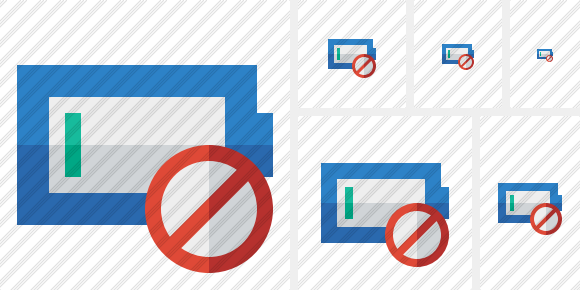 Icona Battery Empty Block