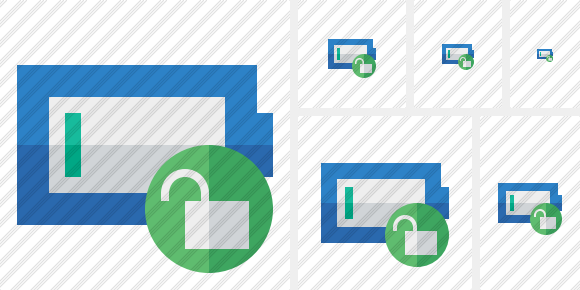Battery Empty Unlock Icon