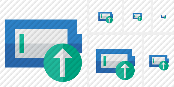 Battery Empty Upload Symbol
