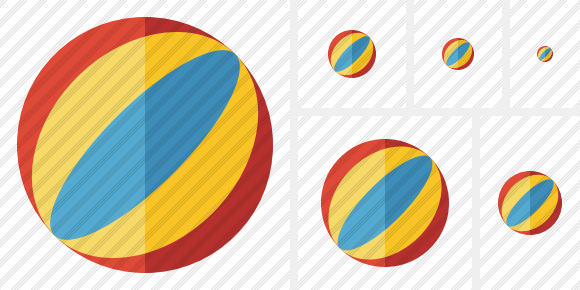 Beach Ball Icon Beach Ball Icon