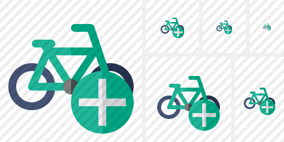 Bicycle Add Icon Bicycle Add Icon