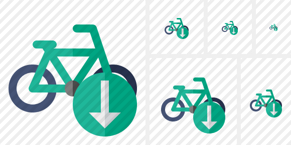 Bicycle Download Icon