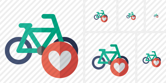 Bicycle Favorites Icon Bicycle Favorites Icon