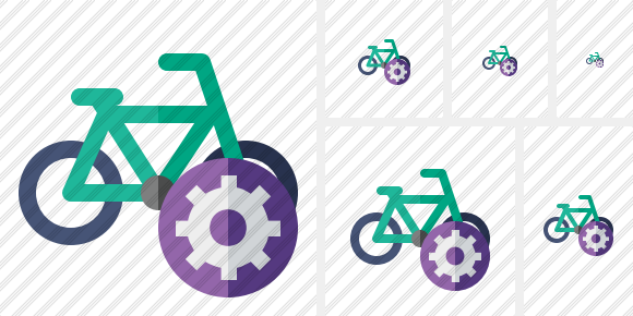 Bicycle Settings Icon Bicycle Settings Icon