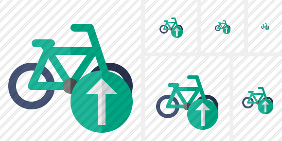 Bicycle Upload Icon Bicycle Upload Icon