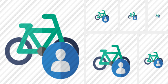 Bicycle User Icon Bicycle User Icon