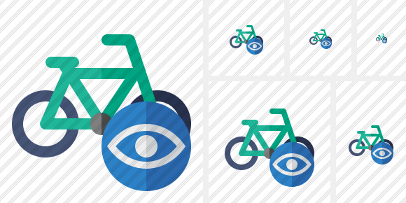 Bicycle View Icon Bicycle View Icon