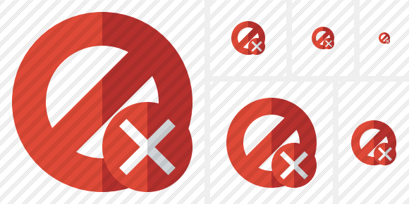 Block Cancel Icon Block Cancel Icon