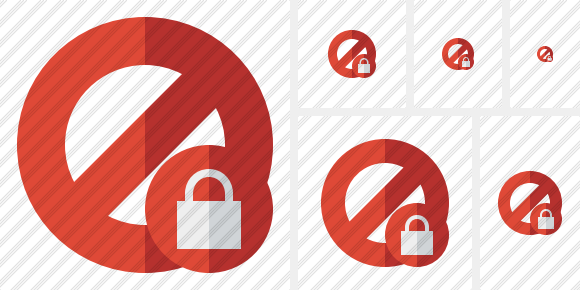 Block Lock Icon Block Lock Icon