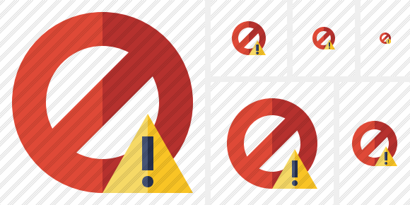 Block Warning Icon Block Warning Icon