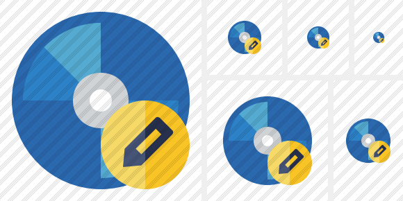 Bluray Disc Edit Symbol