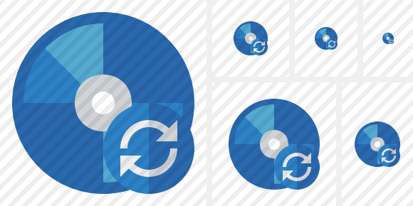Bluray Disc Refresh Icon Bluray Disc Refresh Icon