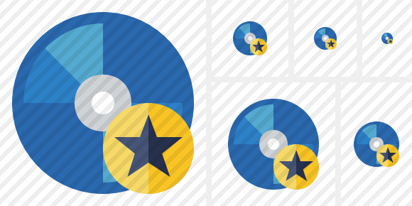 Bluray Disc Star Icon Bluray Disc Star Icon