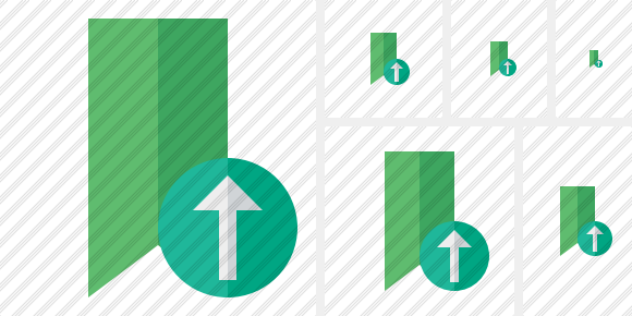 Иконка Закладка зелёная Закачать