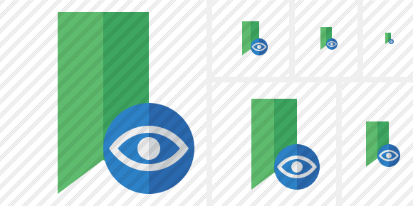 Иконка Закладка зелёная Просмотр