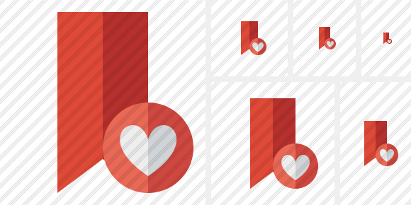 Bookmark Red Favorites Symbol Bookmark Red Favorites Symbol