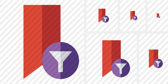 Bookmark Red Filter Symbol Bookmark Red Filter Symbol