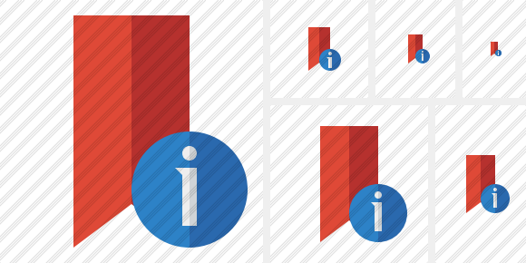 Bookmark Red Information Symbol Bookmark Red Information Symbol