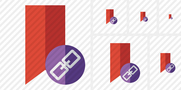 Bookmark Red Link Symbol Bookmark Red Link Symbol