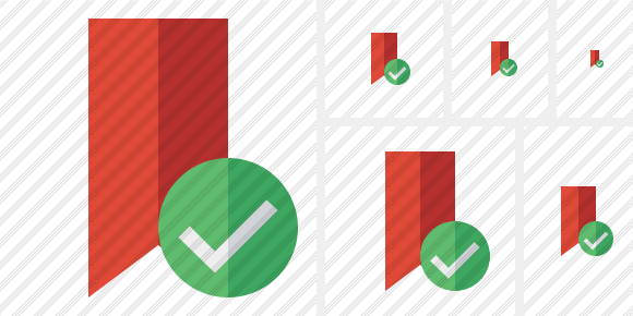 Bookmark Red Ok Symbol Bookmark Red Ok Symbol