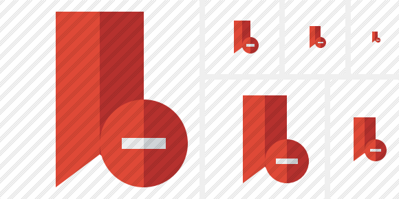Bookmark Red Stop Symbol Bookmark Red Stop Symbol