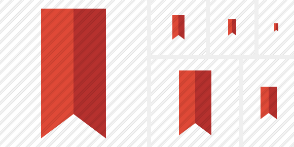 Bookmark Red Symbol Bookmark Red Symbol