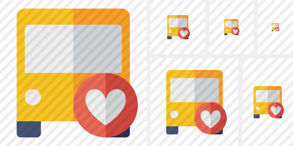 Bus 2 Favorites Icon Bus 2 Favorites Icon