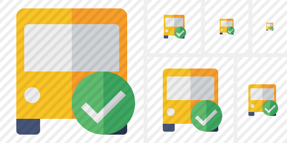 Bus 2 Ok Icon Bus 2 Ok Icon