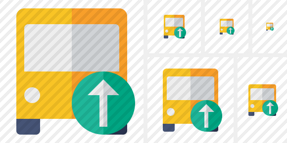 Bus 2 Upload Icon Bus 2 Upload Icon