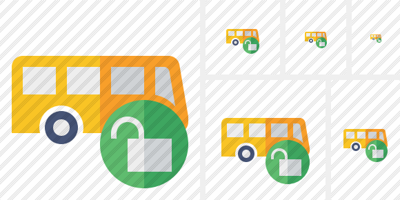 Bus Unlock Icon