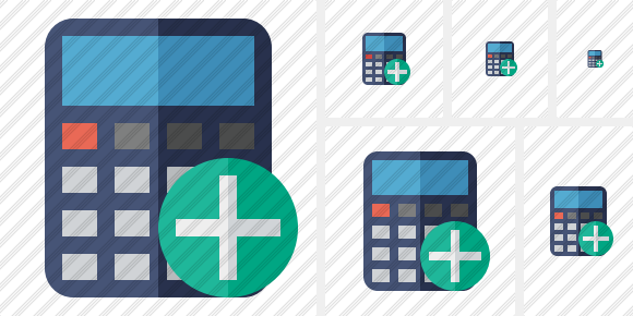 Calculator Add Icon Calculator Add Icon