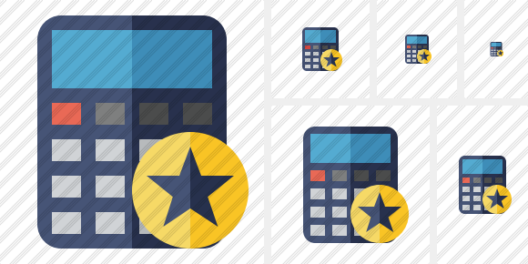 Calculator Star Icon Calculator Star Icon