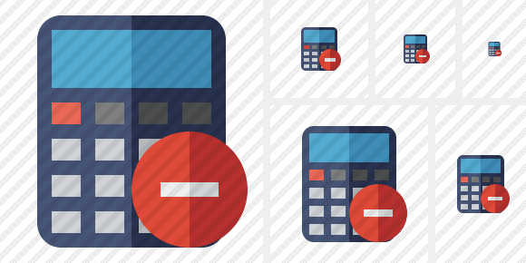 Calculator Stop Icon Calculator Stop Icon