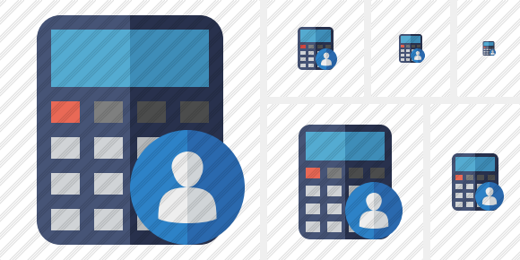 Calculator User Icon Calculator User Icon