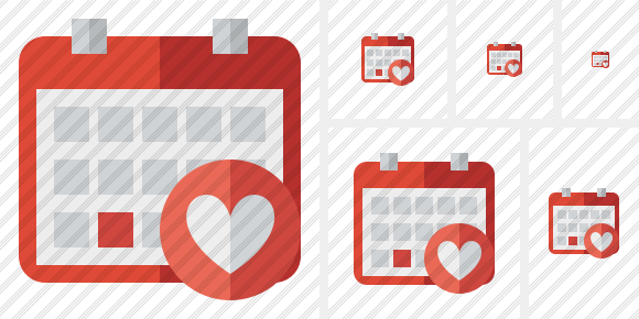 Calendar Favorites Icon Calendar Favorites Icon